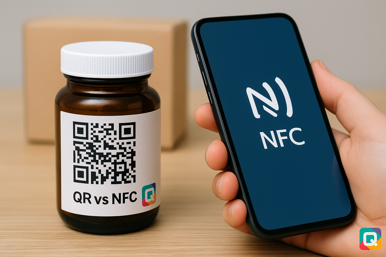 مقارنة بين QR وNFC
