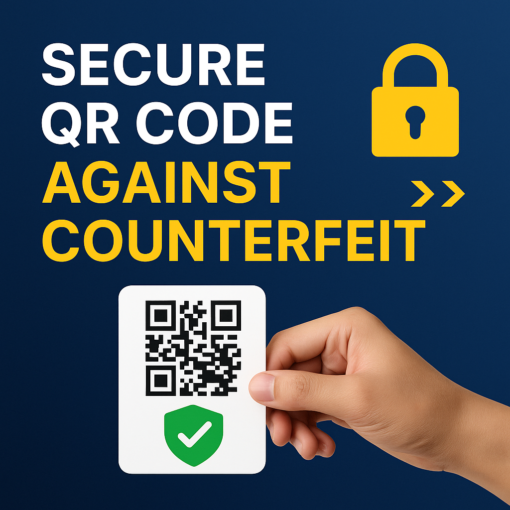 In 2025/2026, QR code product authentication is the most scalable anti ...